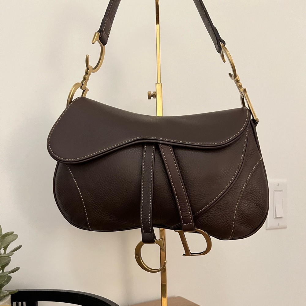 Y2K Vintage Dior Double Saddle Bag in excellent condition! - Picture 3 of 17